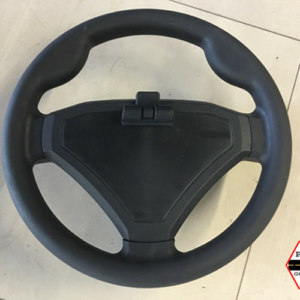 steering wheel with score card holder for icon® or advanced ev golf cart