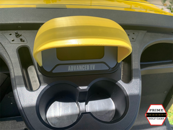 sun shade dash visor protector for advanced ev or icon® golf cart
