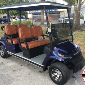 2022 blue advanced ev advent 4 passenger golf cart