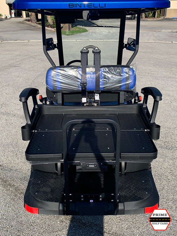 New 2022 Hydro Blue Bintelli Beyond 4 Passenger Lifted Golf Cart