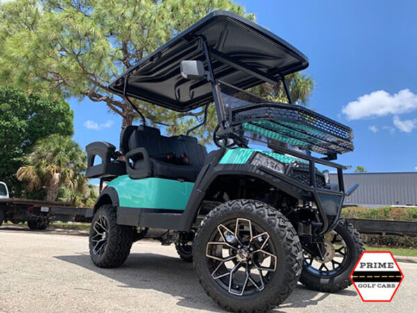 mint aluma 4 passenger lifted golf cart