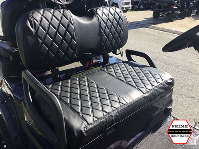 Diamond Stitching Front Seat Covers for Icon® or Advanced EV 4 Passenger Golf  Cart - Prime Cart Parts