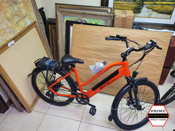 new 2023 orange bintelli b2 ebike electric bike