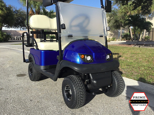 new 2023 blue termite 4 passenger mini golf cart