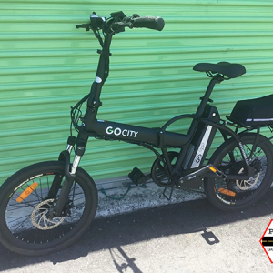 black gocity e-bike electric bike folding