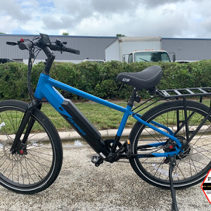 blue denago e-bike electric city bike