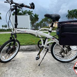 white mariner e-bike electric bike folding