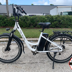 white nakto ebike electric city bike