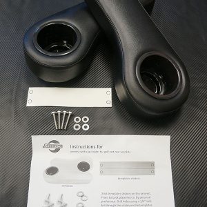 SGC Armrest Cushions with Cup Holders for Rear Golf Cart Seats