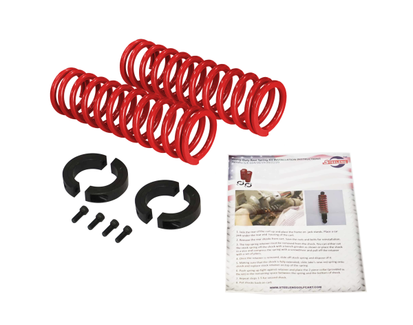 Heavy Duty Rear Coil Springs for Yamaha Golf Cart