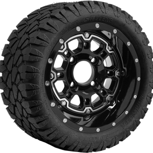 Steeleng 18x9-10 Hybrid Wheel and Tire for Golf Cart