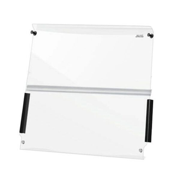 DOT Clear Flip Windshield for Yamaha Drive 2 Golf Cart - Image 2
